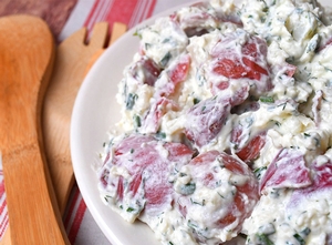 Dill and Chive Red Bliss Potato Salad